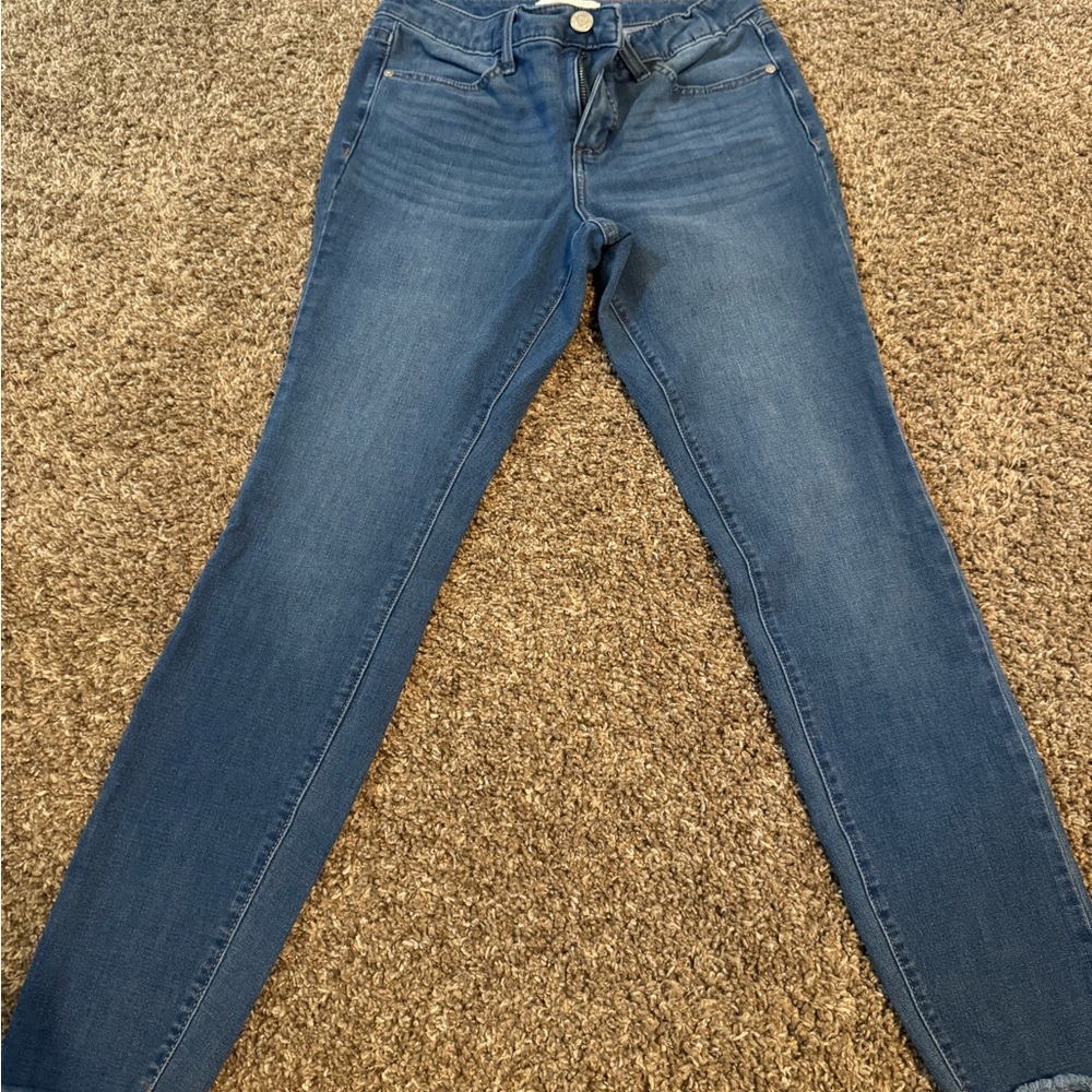 LC Lauren Conrad Women's Blue Skinny Jeans